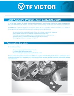 Catálogo 2016 Juntas TF Victor | PDF | Esquivar | Motor en línea