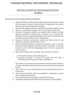 Instrumentation Tubing Installation Guide | PDF | Soldering ...