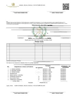 Lugar y fecha:  ALDEA CHUIQUEL, SOLOLA, SOLOLA, 31 DE OCTUBRE DE 2016
_______________________________________________________