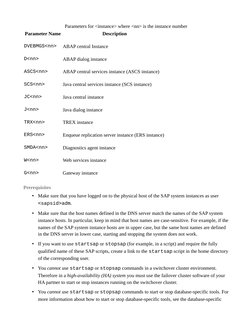 SAP System Start/Stop Commands Guide | PDF | Computers | Technology ...