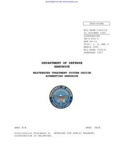 INCH-POUND
MIL-HDBK-1005/16
31 OCTOBER 1997
SUPERSEDING
TM-5-814-3
AFM 88-11
VOLS. 1, 2, AND 3
MARCH 1985
MIL-HDBK 1005/8
FEB