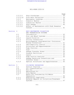 MIL-HDBK-1005/16
vii
Page
3.3.2.9 
Ship Discharges .......................... 36
3.3.2.10 
Flow Rate Variations .............