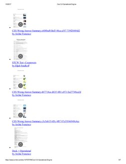 1/5/2017
Ces 5.0 Opreational Engine
https://www.scribd.com/doc/147570759/Ces­5­0­Opreational­Engine
5/7
CES Wrong Answer Summ