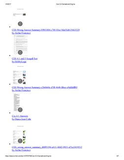1/5/2017
Ces 5.0 Opreational Engine
https://www.scribd.com/doc/147570759/Ces­5­0­Opreational­Engine
6/7
CES Wrong Answer Summ