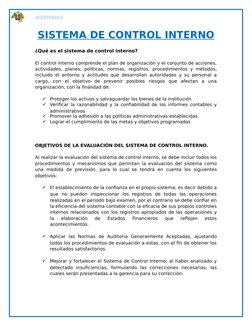 Control Interno en Compras: Objetivos y Proceso | PDF | Contabilidad ...