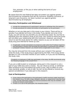 hire, promote, or fire you or when setting the terms of your 
employment.
Be aware that this new federal law does not protect