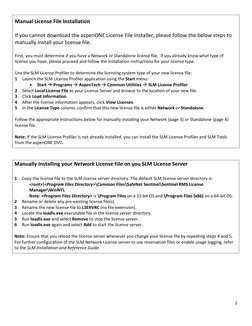 AspenTech SLM License Installation Guide | PDF | Computer File | Server ...