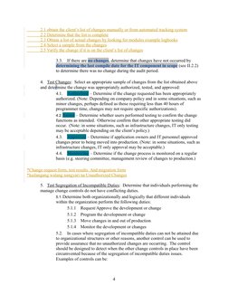 ITGC Testing Procedures Overview | PDF | Technology & Engineering ...