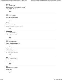 Prefix Cal List of Mobile Number Prefixes in The Philippines - TxtBuff News | PDF ...