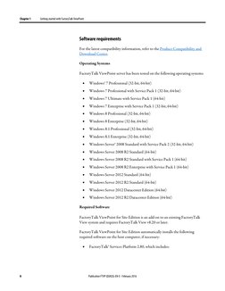 Chapter 1                  Getting started with FactoryTalk ViewPoint 
 
8 
Publication FTVP-QS002G-EN-E - February 2016 
Sof