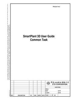 SmartPlant 3D User Guide Overview | PDF | Dialog Box | Computer File