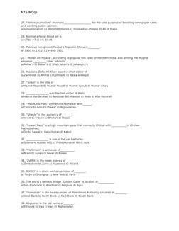 NTS MCqs 
22. “Yellow Journalism” involved_____________________ for the sole purpose of boosting newspaper sales 
and excitin