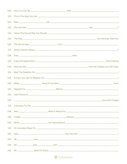 How You Can Be _____________________________ With ______________________________________
This Is The Way You Can ____________