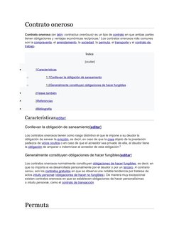 Contrato oneroso
Contrato oneroso (en latín: (https://es.wikipedia.org/wiki/Idioma_lat%C3%ADn) contractus onerōsus)?  (https: