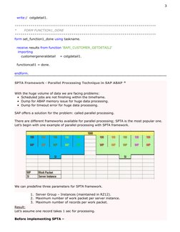 SAP ABAP Parallel Processing Guide | PDF | Subroutine | Parameter ...