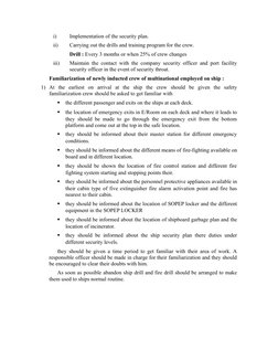 ISPS Code Responsibilities for Chief Engineers | PDF | Safety | Industries