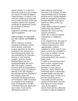 Herald, wherein it is said that 
Fernando Quebral is not a holder
of a doctor of medicine degree. 
These Exhibits, F-2 and H-
