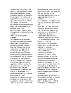 appears that the cause of the 
death of the victim could have 
been averted had the proper 
drug been applied to cope with 
t