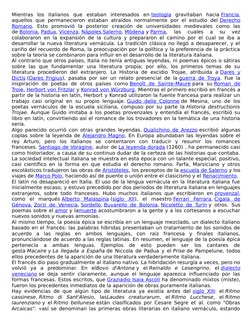 Mientras  los  italianos  que  estaban  interesados  en teología gravitaban  hacia Francia,
aquellos que permanecieron estaba