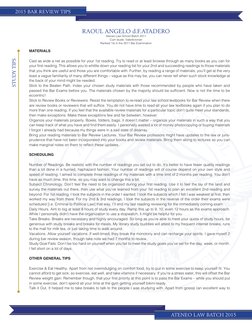 2015 BAR REVIEW TIPS
ATENEO LAW BATCH 2015
STUDY TIPS
RAOUL ANGELO d.F.ATADERO
MATERIALS
Cast as wide a net as possible for y