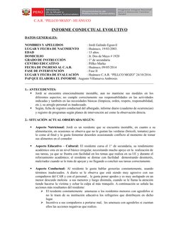 (http://www.inabif.gob.pe/portalweb/index.php)               C.A.R. “PILLCO MOZO”- HUÁNUCO
INFORME CONDUCTUAL EVOLUTIVO
DATO