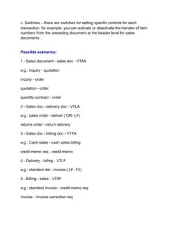 SAP SD Copy Control TCodes Overview | PDF | Invoice | Computing