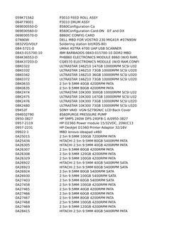 059K71562
P3010 FEED ROLL ASSY
064F79001
P3010 DRUM ASSY
069E00550-D
8560Configuration Ca
069E00560-D
8560Configuration Card-