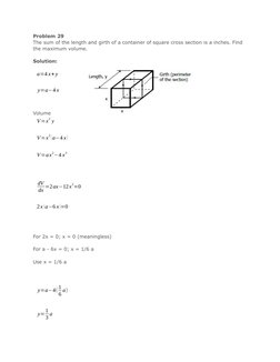 Maximum Area Problems in Calculus | PDF | Area | Triangle