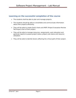 Software Project Management Lab Manual | PDF | Project Management ...