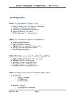 Software Project Management Lab Manual | PDF | Project Management ...