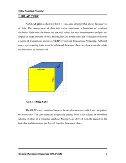 Online Analytical Processing