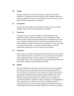 Informe del Test H.T.P. en Universitaria | PDF | Teoría de apego | Dibujo