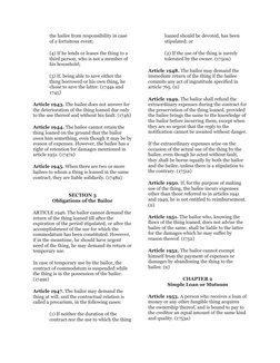 Civil Code: Loan and Commodatum Articles | PDF | Guarantee | Civil Law ...