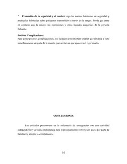 Promoción de la seguridad y el confort: siga las normas habituales de seguridad y
protocolos habituales sobre patógenos t