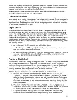Before you work on an electrical or electronic apparatus, remove all rings, wristwatches, 
bracelets, and similar metal items