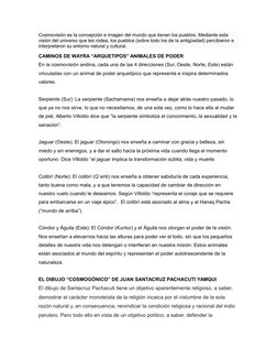 Cosmovisión es la concepción e imagen del mundo que tienen los pueblos. Mediante esta 
visión del universo que les rodea, los