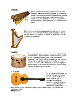 MARIMBA
Es un instrumento de percusión  (https://es.wikipedia.org/wiki/Instrumento_de_percusi%C3%B3n)idiófono, (https://es.wi