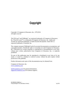 Copyright 
Copyright  Computers & Structures, Inc., 1978-2016 
All rights reserved. 
 
 
The CSI Logo® and CSiBridge®