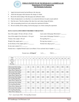 Direct Shear Test Lab Report.pdf Direct Shear Test Procedure for Soil | PDF | Soil Mechanics | Stress ...