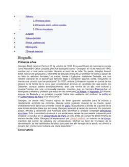 
2  Música (https://es.wikipedia.org/wiki/Georges_Bizet#M.C3.BAsica)
o
2.1
 
 Primeras obras (https://es.wikipedia.org/wiki/