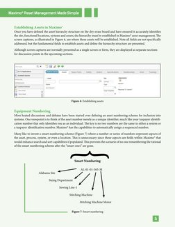 Maximo® Asset Management Made Simple
5
Establishing Assets in Maximo®
Once you have defined the asset hierarchy structure on