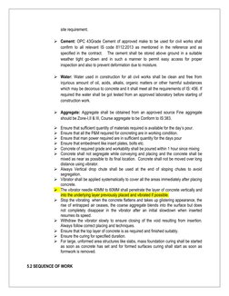 Pump House Construction Method Statement | PDF | Concrete | Surveying