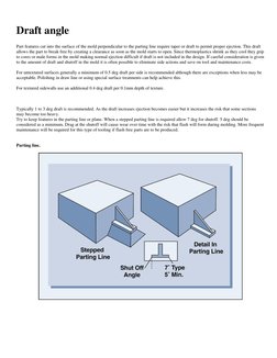 Zero Draft Interference Rib Triangle Rib Design Guidelines for Injection Molding | PDF | Bending | Casting ...