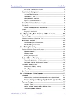 Klee Associates, Inc. 
Introduction 
 
Logistics Execution SAP ECC 6.0 
Rev. 05/10/09 
3 
 
Key Fields in the Material Mast