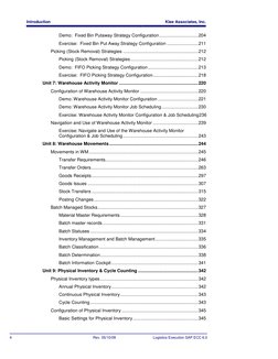 Introduction 
Klee Associates, Inc. 
 
4 
Rev. 05/10/09 
Logistics Execution SAP ECC 6.0 
 
Demo:  Fixed Bin Putaway Strategy