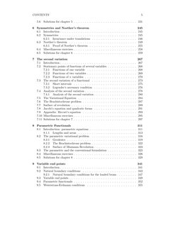 CONTENTS
5
5.6
Solutions for chapter 5 . . . . . . . . . . . . . . . . . . . . . . . . . . . . 231
6
Symmetries and Noether’s