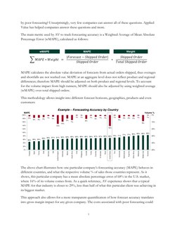 3 
 
by poor forecasting? Unsurprisingly, very few companies can answer all of these questions. Applied 
Value has helped com