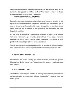 Fiesta que se realiza en la comunidad de Markacocha dos semanas antes de los
carnavales. Los pobladores ratifican su fe al Ni