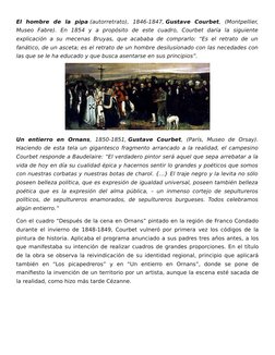 El  hombre  de  la  pipa (autorretrato),  1846-1847, Gustave  Courbet,  (Montpellier,
Museo  Fabre).  En  1854  y  a  propósi