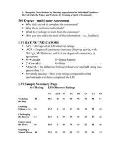 9.   Recognize Contributions by Showing Appreciation for Individual Excellence
10. Celebrate the Values and Victories by Crea